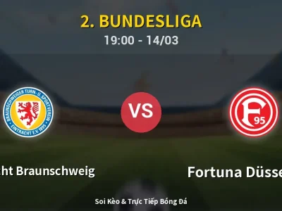 Kết Quả: Eintracht Braunschweig 1-0 Fortuna Düsseldorf – Highlight & Bàn Thắng | 2. Bundesliga