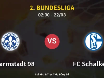 Kết Quả: SV Darmstadt 98 1-1 FC Schalke 04 – Highlight & Bàn Thắng | 2. Bundesliga