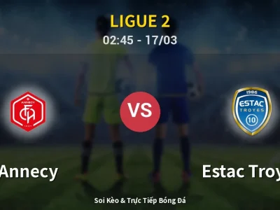 Kết Quả: Annecy 1-2 Estac Troyes – Highlight & Bàn Thắng | Ligue 2