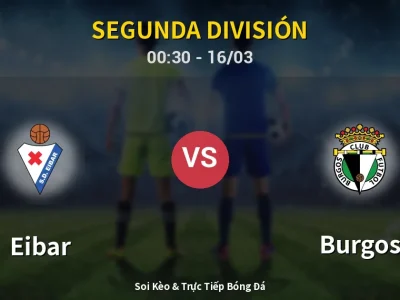 Kết Quả: Eibar 0-0 Burgos – Highlight & Bàn Thắng | Segunda División