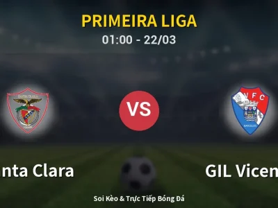 Kết Quả: Santa Clara 1-0 GIL Vicente – Highlight & Bàn Thắng | Primeira Liga