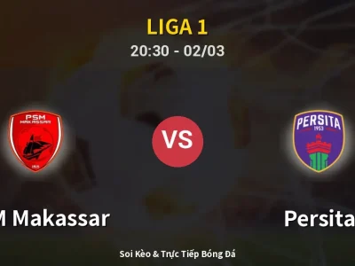 Kết Quả: PSM Makassar 2-4 Persita – Highlight & Bàn Thắng | Liga 1