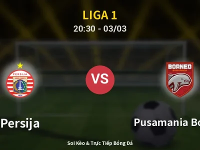 Kết Quả: Persija 2-2 Pusamania Borneo – Highlight & Bàn Thắng | Liga 1