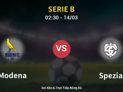 Kết Quả: Modena 3-0 Spezia – Highlight & Bàn Thắng | Serie B