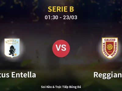 Kết Quả: Virtus Entella 3-0 Reggiana – Highlight & Bàn Thắng | Serie B