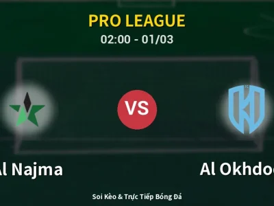 Kết Quả: Al Najma 1-3 Al Okhdood – Highlight & Bàn Thắng | Pro League