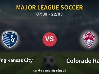 🔴 Trực Tiếp: Sporting Kansas City 1-2 Colorado Rapids – Link Xem Major League Soccer (Full HD)