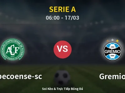 Kết Quả: Chapecoense-sc 1-1 Gremio – Highlight & Bàn Thắng | Serie A