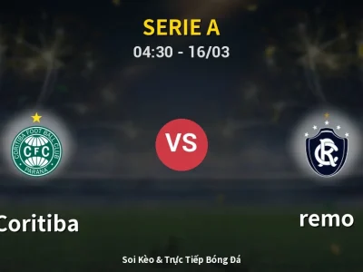 Kết Quả: Coritiba 1-0 remo – Highlight & Bàn Thắng | Serie A