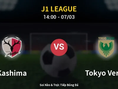 Kết Quả: Kashima 2-0 Tokyo Verdy – Highlight & Bàn Thắng | J1 League
