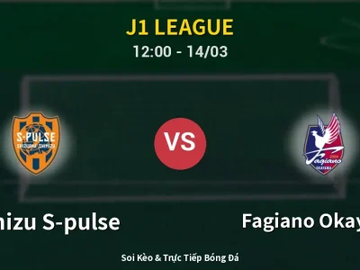 Kết Quả: Shimizu S-pulse 1-1 Fagiano Okayama – Highlight & Bàn Thắng | J1 League