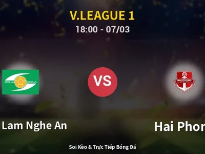 Kết Quả: Song Lam Nghe An 1-0 Hai Phong – Highlight & Bàn Thắng | V.League 1