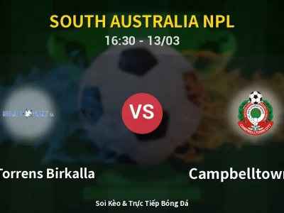 Kết Quả: West Torrens Birkalla 3-2 Campbelltown City – Highlight & Bàn Thắng | South Australia NPL