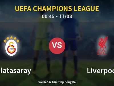 Kết Quả: Galatasaray 1-0 Liverpool – Highlight & Bàn Thắng | UEFA Champions League