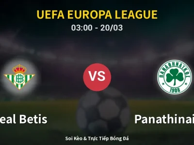 Kết Quả: Real Betis 4-0 Panathinaikos – Highlight & Bàn Thắng | UEFA Europa League