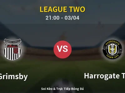 🔴 Trực Tiếp: Grimsby 1-3 Harrogate Town – Link Xem League Two (Full HD)