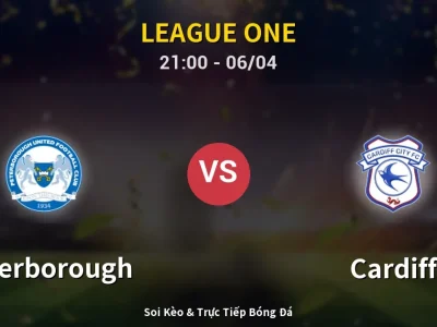 Soi Kèo Peterborough vs Cardiff – 21:00 06/04 | Nhận Định, Dự Đoán Tỷ Số