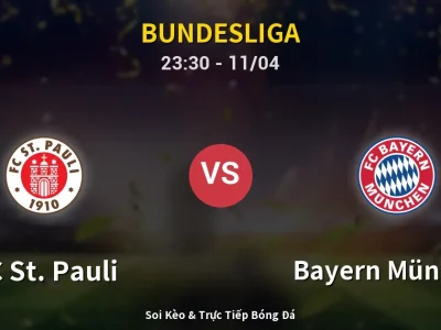 Soi Kèo FC St. Pauli vs Bayern München – 23:30 11/04 | Nhận Định, Dự Đoán Tỷ Số