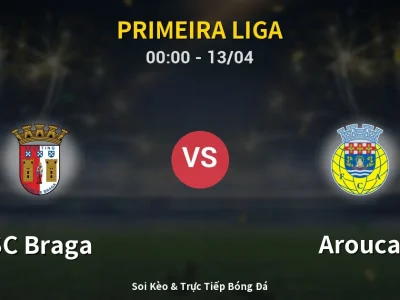 Kết Quả: SC Braga 1-0 Arouca – Highlight & Bàn Thắng | Primeira Liga