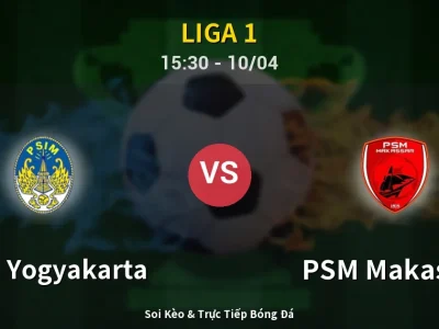 Kết Quả: PSIM Yogyakarta 1-2 PSM Makassar – Highlight & Bàn Thắng | Liga 1