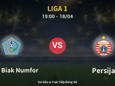 Soi Kèo PSBS Biak Numfor vs Persija – 19:00 18/04 | Nhận Định, Dự Đoán Tỷ Số