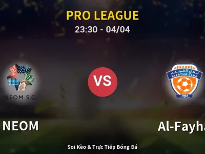 Soi Kèo NEOM vs Al-Fayha – 23:30 04/04 | Nhận Định, Dự Đoán Tỷ Số