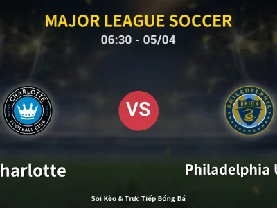 Kết Quả: Charlotte 2-1 Philadelphia Union – Highlight & Bàn Thắng | Major League Soccer