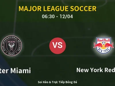 Kết Quả: Inter Miami 2-2 New York Red Bulls – Highlight & Bàn Thắng | Major League Soccer