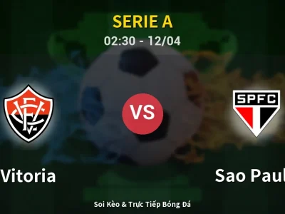Kết Quả: Vitoria 2-0 Sao Paulo – Highlight & Bàn Thắng | Serie A