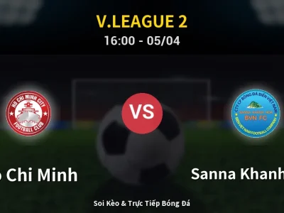 Soi Kèo Ho Chi Minh vs Sanna Khanh Hoa – 16:00 05/04 | Nhận Định, Dự Đoán Tỷ Số