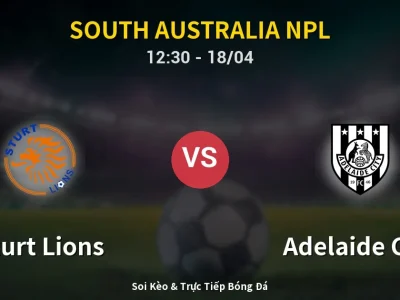 Kết Quả: Sturt Lions 1-0 Adelaide City – Highlight & Bàn Thắng | South Australia NPL