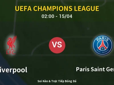 Kết Quả: Liverpool 0-2 Paris Saint Germain – Highlight & Bàn Thắng | UEFA Champions League