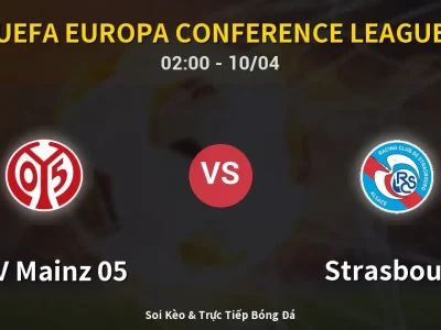Kết Quả: FSV Mainz 05 2-0 Strasbourg – Highlight & Bàn Thắng | UEFA Europa Conference League