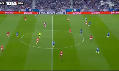 Sốc! Cú phản lưới nhà 'không tưởng' từ 40m của Porto, Nottingham Forest hưởng lợi lớn 1